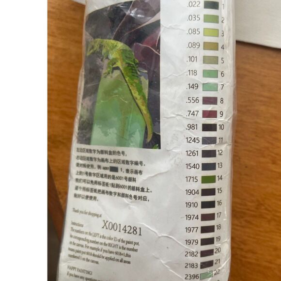 Paint by Numbers Kit for Adults Green Anole Lizard Paint by Number 18x21 X001428 - Picture 2 of 6